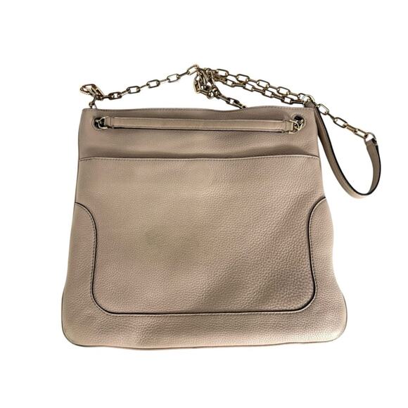 Tory Burch Pink / Beige Chain Strap Marsden Swingpack Crossbody Handbag - Picture 4 of 10